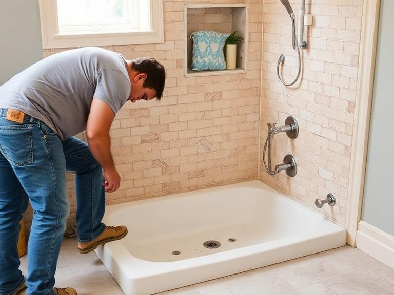 Remodeling a shower pan